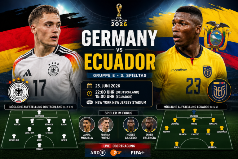 Germany vs Ecuador