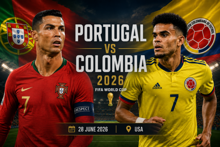 Portugal vs Colombia 2026